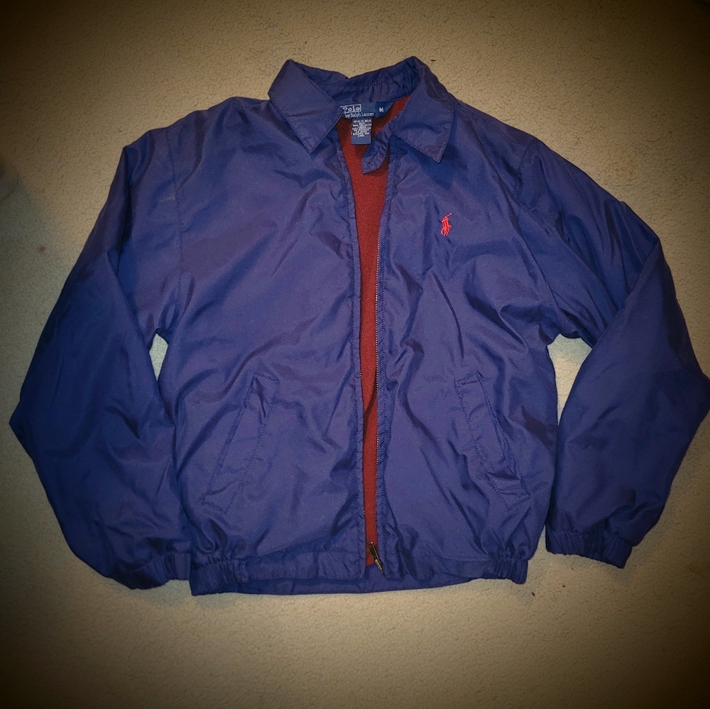 KIDS POLO JACKET SIZE MEDIUM